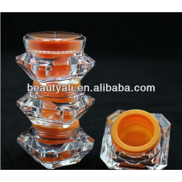 2013 Cheap Diamond Acrylic Cosmetic Plastic Jar